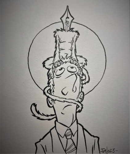 IMG_4040.jpg (1.79 MiB) Visto 7505 volte Disegnato con due stilo (almeno a qualcosa mi servono) e una fude pen.