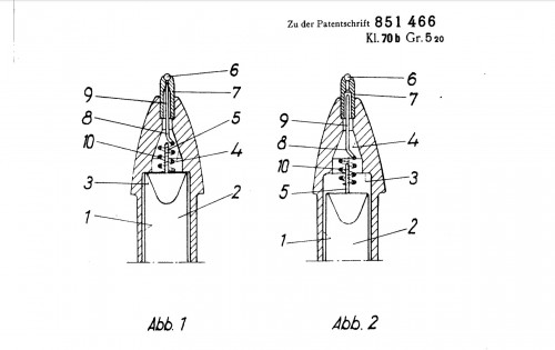 estratto brevetto rollkuli Rotring