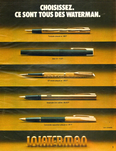 1973 Waterman.JPG (428.26 KiB) Visto 884 volte pubblicità Waterman 1973