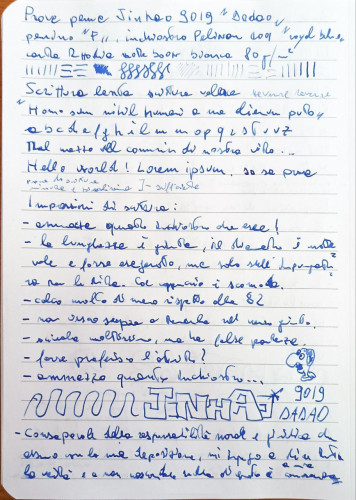 02 - Jinhai 9019 Dadao.jpg (225.58 KiB) Visto 2934 volte Scrittura - Jinhao 9019 Dadao - Abulafia