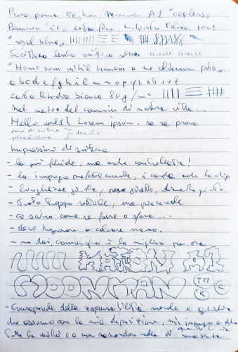 03 - Majhon Moonman A1 Capless.jpg (178.98 KiB) Visto 2929 volte Scrittura - Majohn Moonman A1 Capless - Abulafia