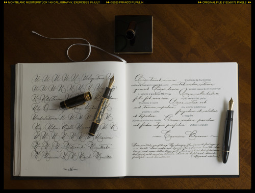 Montblanc Meisterstück 149 Calligraphy, exercises in July (3) ©FP ©FP.jpg