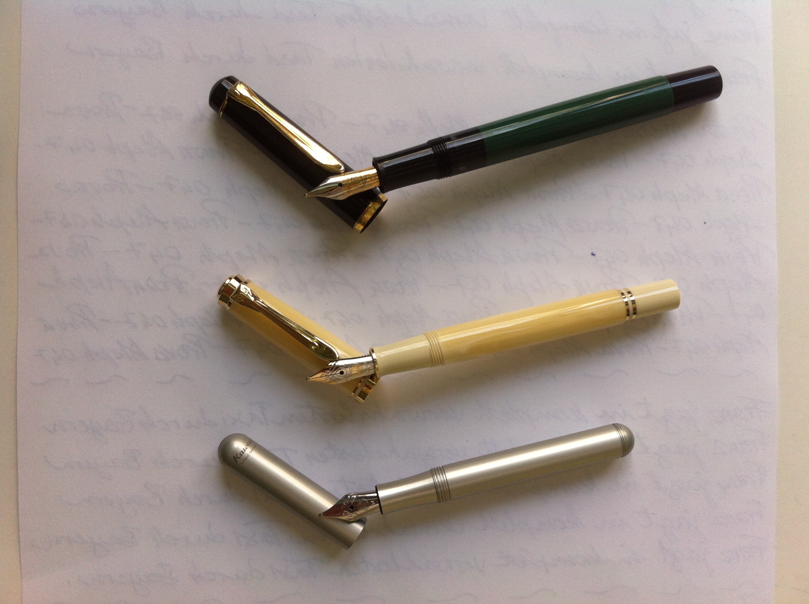 Pelikan M150 - Pelikan M320 Pearl - Kaweco Lilliput