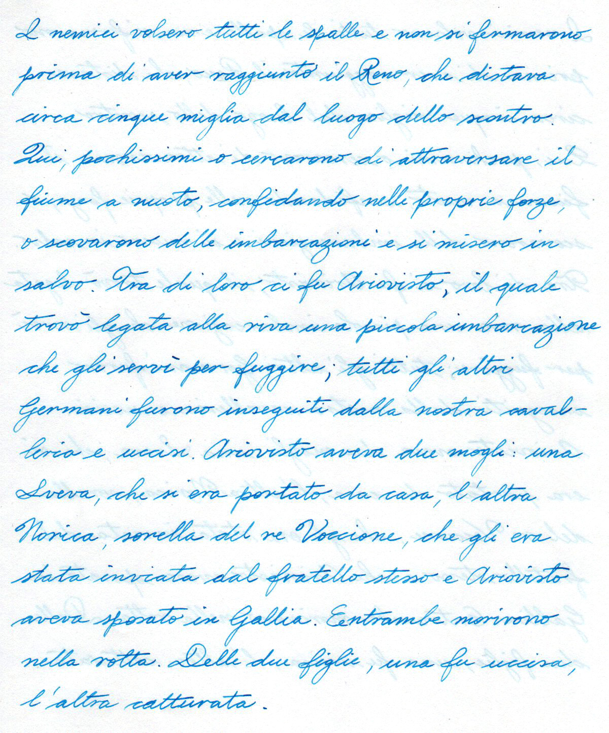 Cesare, de Bello Gallico, Libro I. La Battaglia contro i Germani di Ariovisto - metodo Palmer, Marlen Aleph, Iroshizuku Kon-Peki.