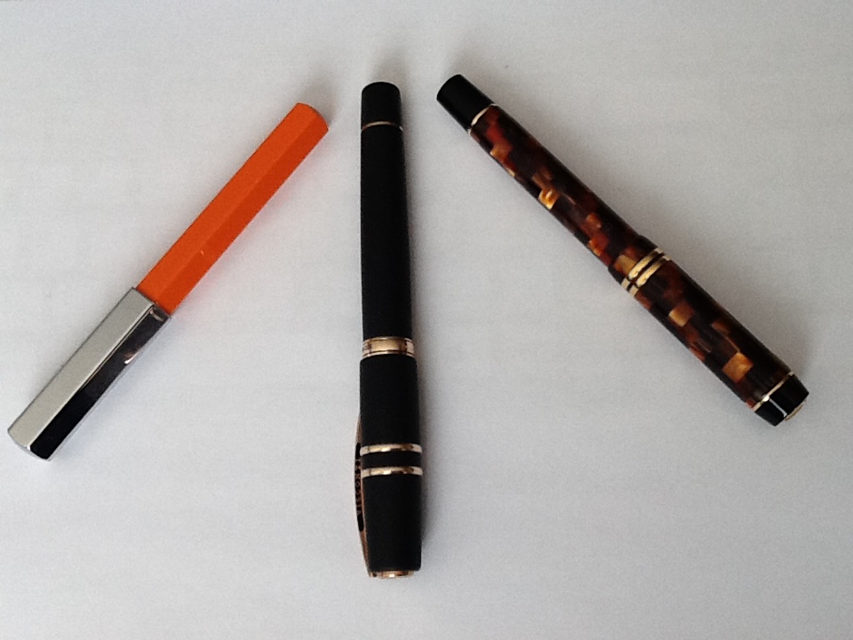 Da sinistra: FaberCastell Visconti Parker