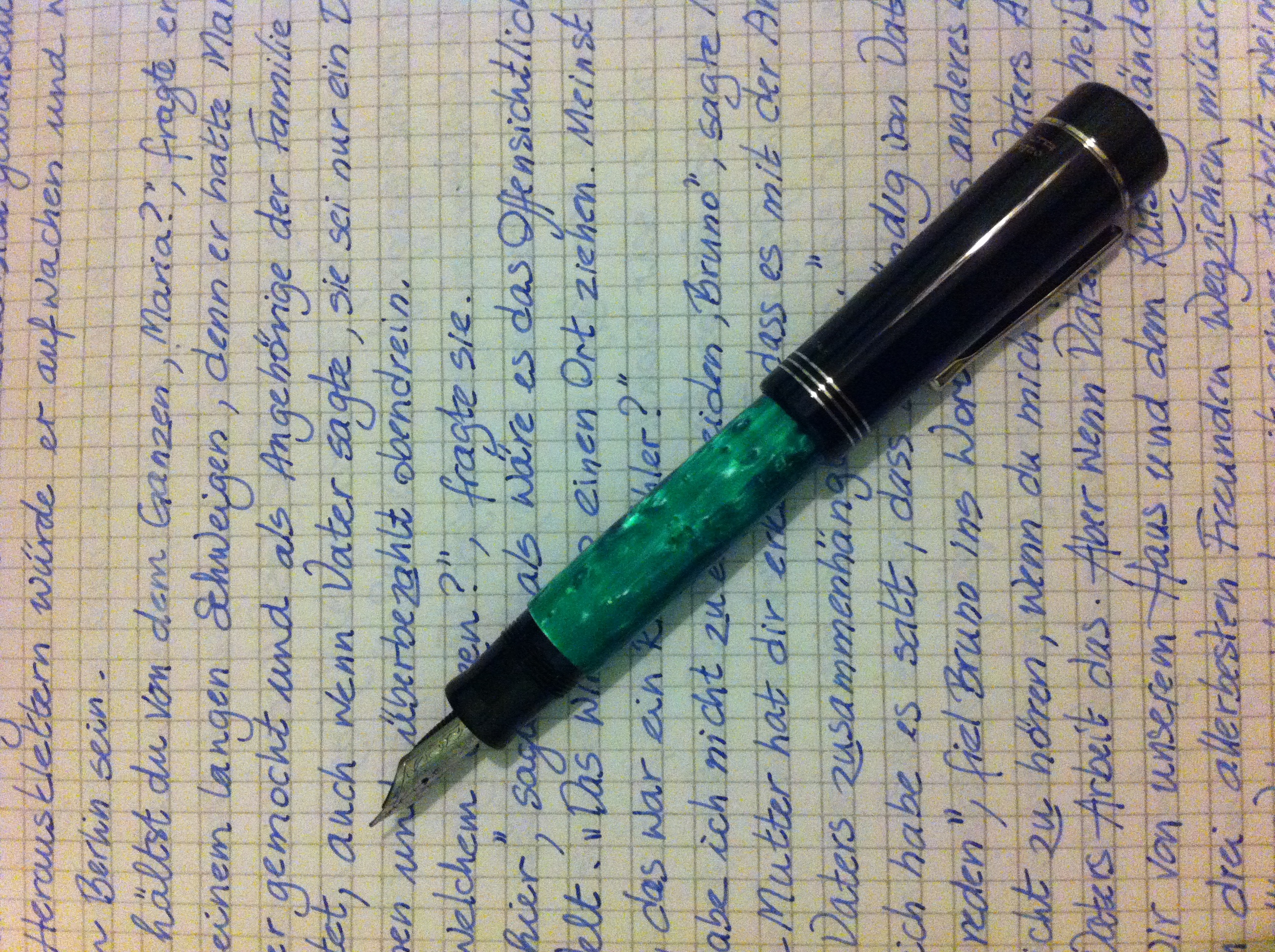 Appunti quotidiani &amp; Delta Scrigno M con Pelikan Royal Blue