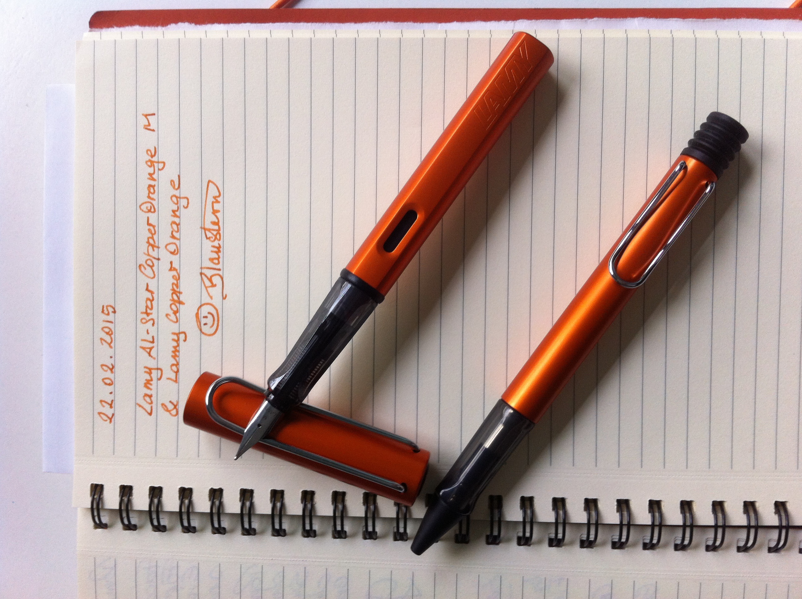 Lamy AL-Star set Copper Orange