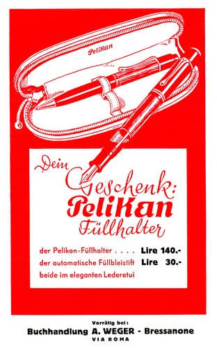 5. PELIKAN - 100N set - 1939. St. Kassian Kalender, Jahrgang 237, pag. terza di copertina - Copia.jpg (1.97 MiB) Visto 4597 volte PELIKAN - 100N - 1939. St. Kassian Kalender, Anno 237, pag. terza di copertina.