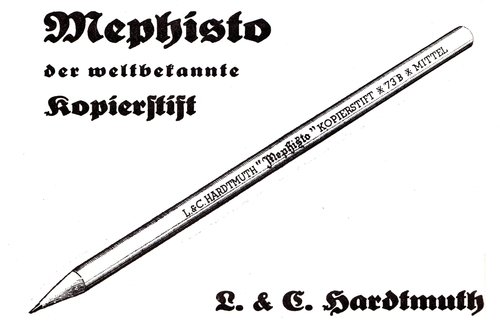 9. L.&C. HARDTMUTH - Mephisto pencil - 1941. St. Kassian Kalender, Jahrgang 239.jpg (913.08 KiB) Visto 4600 volte L.&C. HARDTMUTH - Mephisto pencil - 1941. St. Kassian Kalender, Anno 239.