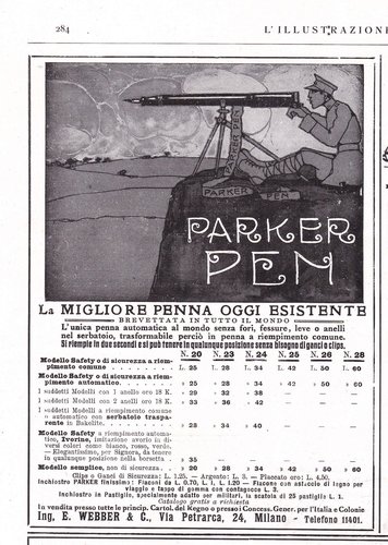 3. PARKER - 1918-04-07 - L'Illustrazione Italiana - Anno XLV - N. 14, pag.284.jpg (2 MiB) Visto 3962 volte PARKER - 1918-04-07 - L'Illustrazione Italiana - Anno XLV - N. 14, pag.284