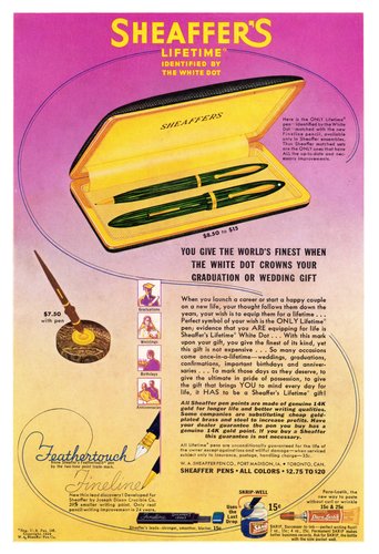 SHEAFFER- Lifetime - 1939-05. The National Geographic Magazine. Volume LXXV, N.5, quarta di copertina.jpg (7.8 MiB) Visto 4866 volte SHEAFFER- Lifetime - 1939-05. The National Geographic Magazine. Volume LXXV, N.5, quarta di copertina