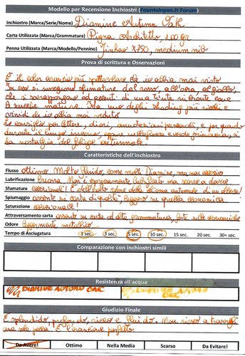 Diamine Autumn Oak 3.jpg (785.91 KiB) Visto 2475 volte Recensione su carta Pigna Architetto, 100 gr, bianco brillante