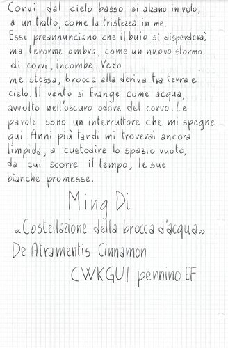 De Atramentis Cinnamon 3.jpg (463.61 KiB) Visto 2010 volte Prova su quaderno Cartorama Store, 80 gr.