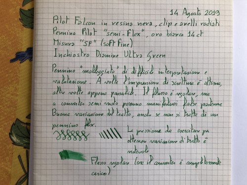 Prova di scrittura