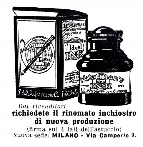 WATERMAN – INK – 1933.11.12. La Domenica del Corriere. Anno XXXV n.46, pag.7