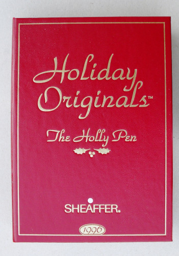 Sheaffer's Holly Pen 1996 box top.JPG