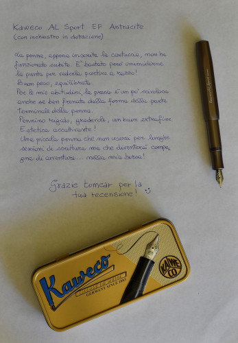 Kaweco AL Sport EF color antracite.