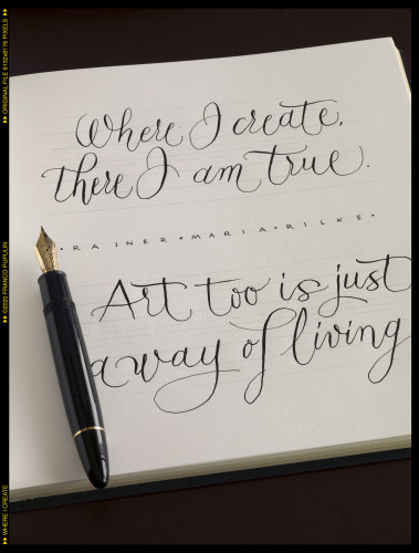 Montblanc 149 Calligraphy, Where I create ©FP (1).jpg