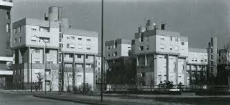 Cooperativa di abitazione per dipendenti comunali in via Montegani, Milano 1964