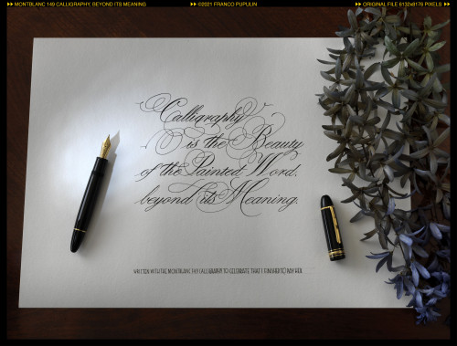 Montblanc 149 Calligraphy, Beyond its meaning ©FP.jpg