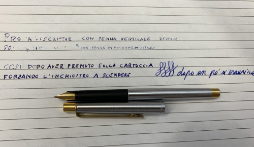 9C5AA7F3-BD9F-4B2B-8B62-7462177DB3F1.jpeg (217.57 KiB) Visto 1147 volte Prova di scrittura prima e dopo aver spremuto la cartuccia