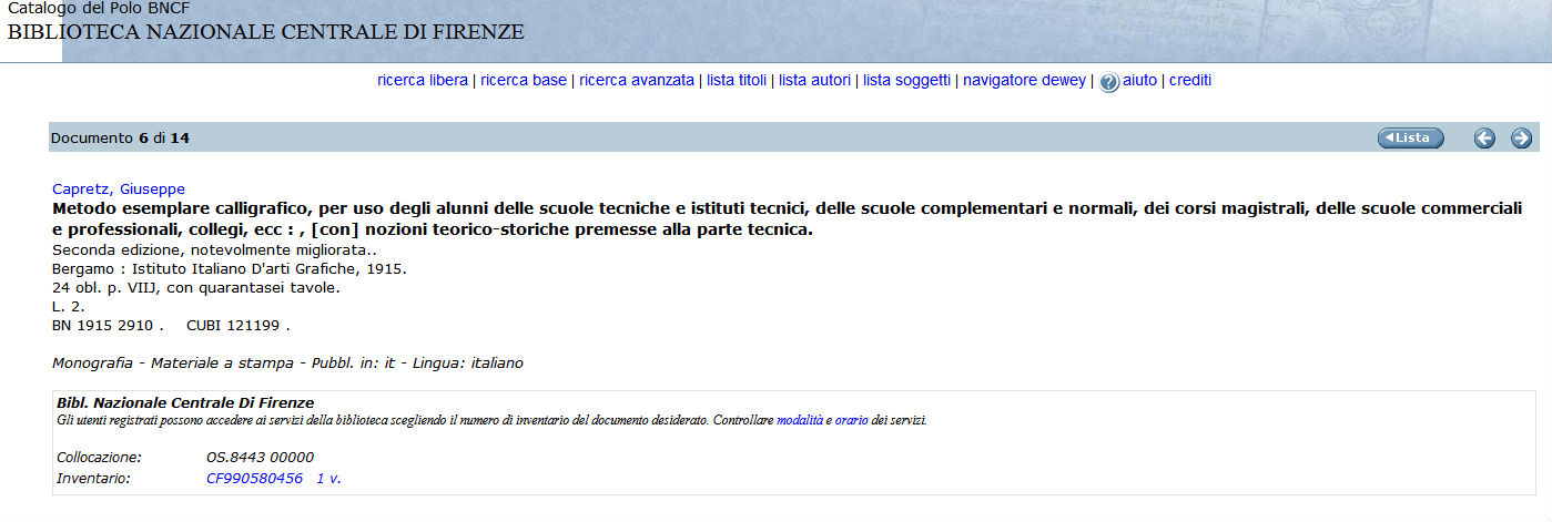 CAPRETZ Giuseppe - Metodo esemplare calligrafico - FIRENZE.jpg