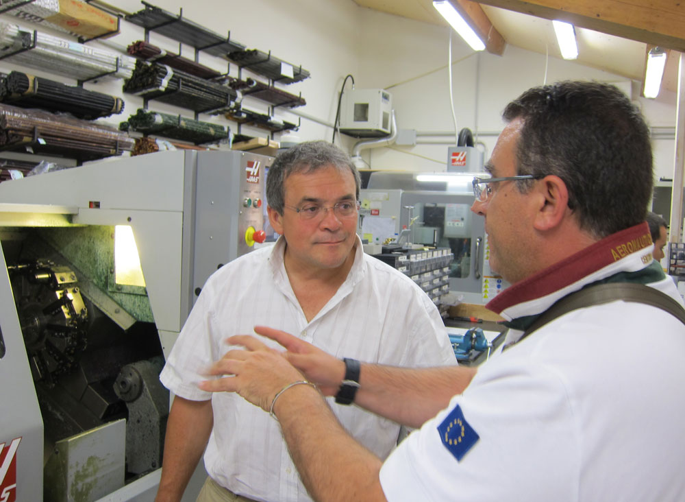 Dante Del Vecchio mostra altre fasi di produzione penne