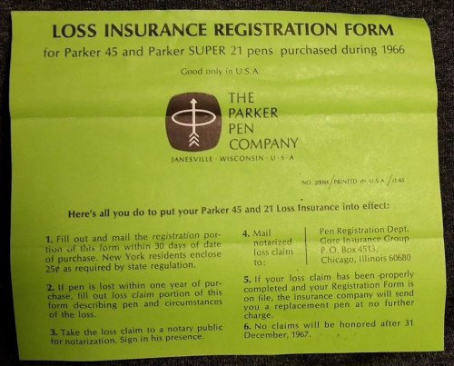 Parker 45 - loss insurance.jpg