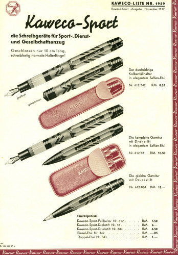 4. KAWECO Liste nr.1959 – 1937.11 – pag.3 (fonte Kaweco).jpeg