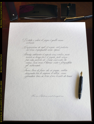 Montblanc 149 Calligraphy, Di tutti i colori il grigio.jpg