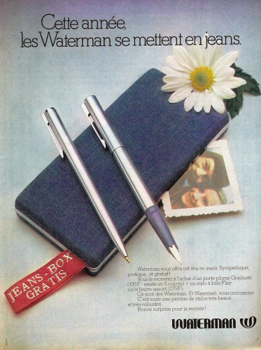 pubblicità Waterman 1975