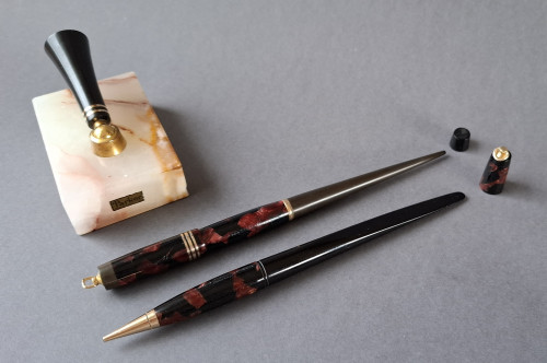 83. Parker «GO» onyx desk base + Envelopener 1.jpg