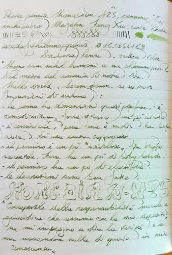 Hongdian N25 - Abulafia - Scrittura