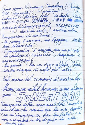 Junlai 930 Bergoglio - Abulafia (scrittura)