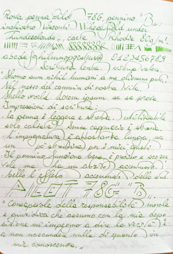 Pilot 78G - Abulafia (scrittura)