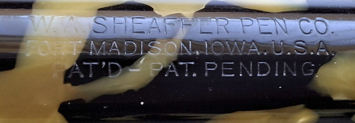 19. SHEAFFER BALANCE 1st year SET - Barrel inscription.jpg