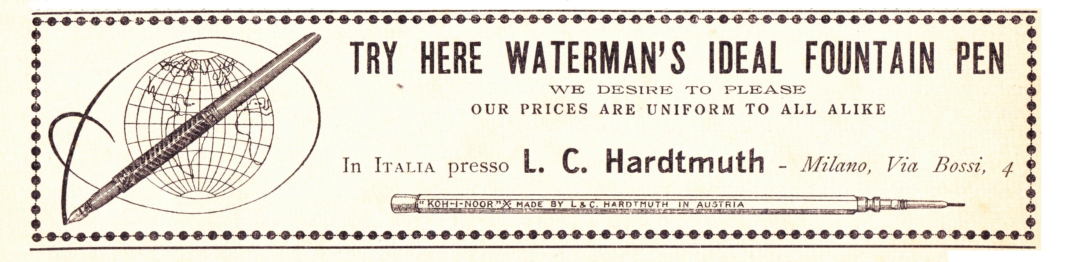 1. WATERMAN - 1905-02 - Rassegna d'Arte - mensile - Anno V. N.2 - quarta di copertina.jpg