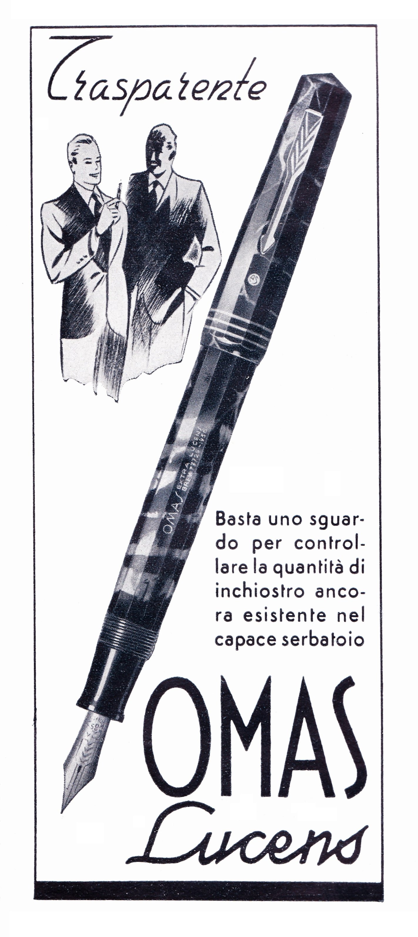 5. OMAS - Extra Lucens - 1940-02-18 - L'Illustrazione Italiana - Anno LXVII - N.7 - pag.XII delle pubblicità.jpg