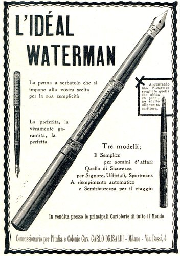 7. WATERMAN - mod. x14 e x1x - 1920-09-12. L'Illustrazione Italiana - Anno XLVII - N.37, pag.342 - Copia.jpg