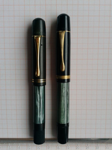 1. Pelikan 100 e Pelikan 100N. capped 1.jpg