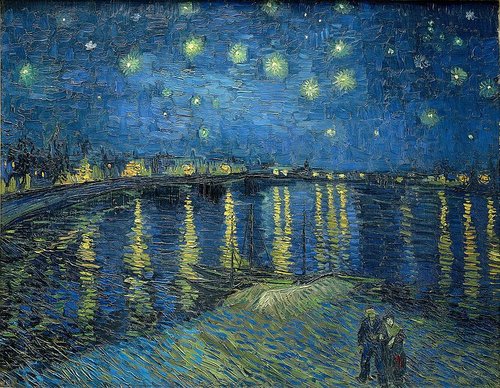 Starry night over the Rhone