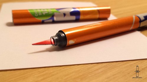 Orange PauperPen with MagicThorn nib 2.jpg