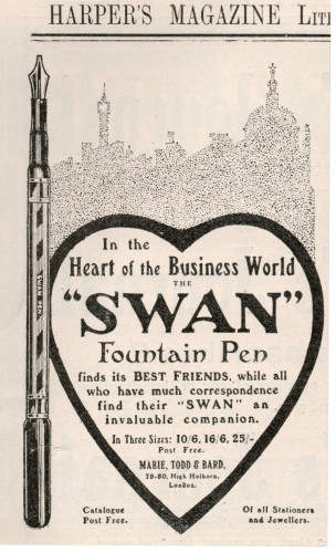 SWAN - X - 1907-02. Harper's Monthly Magazine, n.681, pag.a