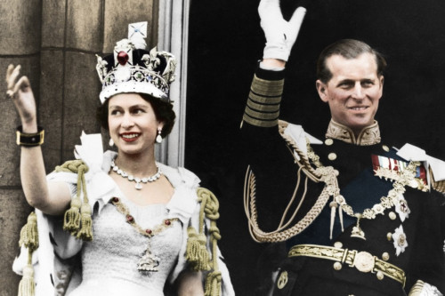 La Regina Elisabetta II nel giorno dell'incoronazione