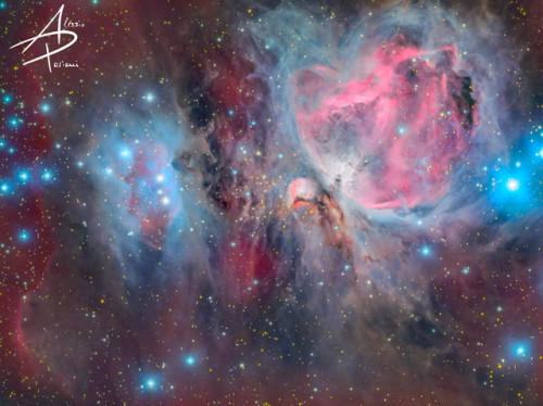 Grande nebulosa di Orione (M42) in colori naturali