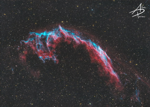 Nebulosa Velo (sezione Est) in colori naturali