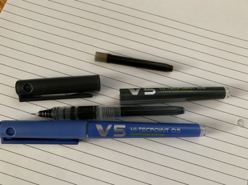 Pilot V5 hightechpoint con cartucce pilot