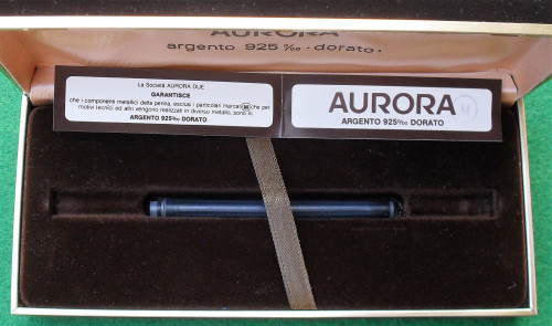 Aurora Marco Polo Vermeil - cartuccia e garanzia.JPG