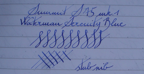 Summit S 75 Mk 1 - writing sample.JPG