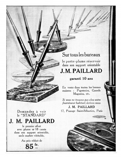 PAILLARD - Desk sets. 1929-1930